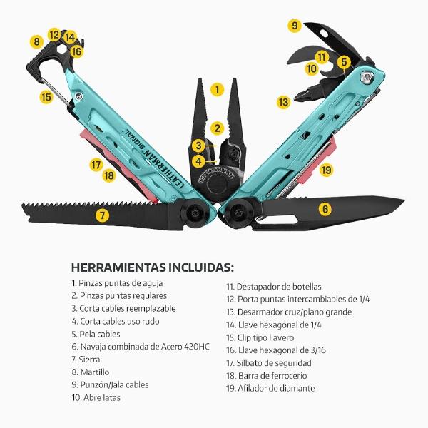 Multiherramienta SIGNAL Aqua Leatherman