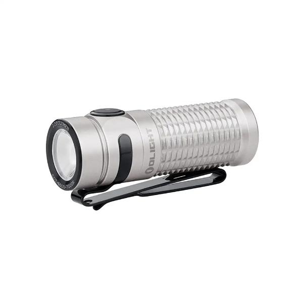 Linterna Recargable de Bolsillo BATON 3 Acero Inoxidable Olight