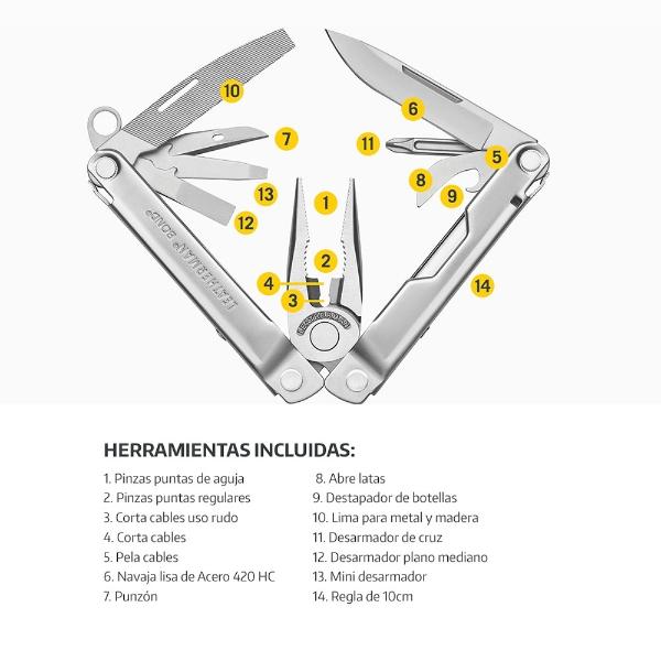 Multiherramienta BOND Plata Leatherman