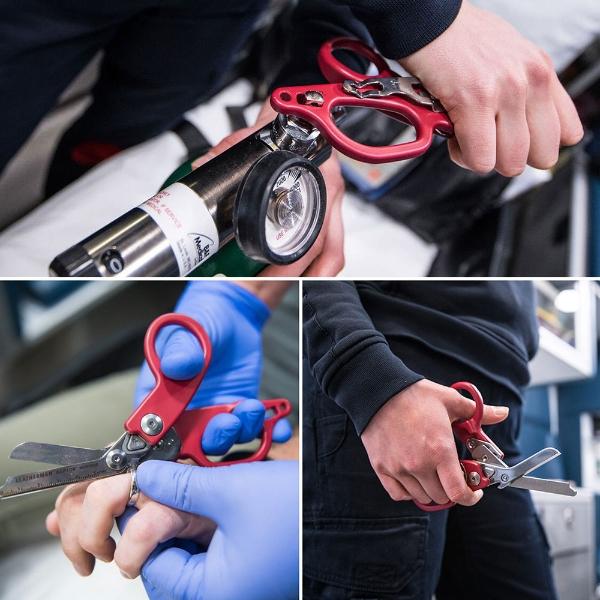 Tijera Paramédica RAPTOR RESPONSE Roja Leatherman