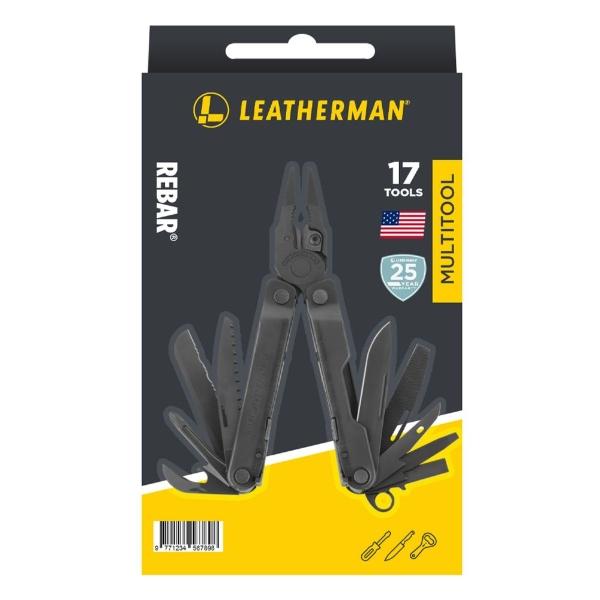Multiherramienta REBAR Negra Leatherman