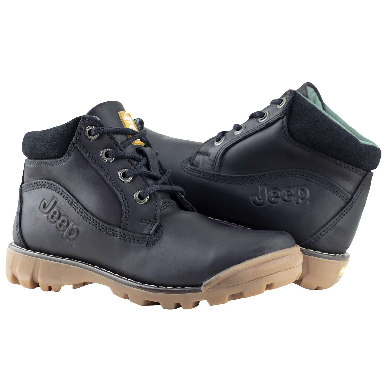 BOTAS PARA NIÑOS URBANAS JEEP BIKER JUVENIL 25522 VAIL NEGRO.