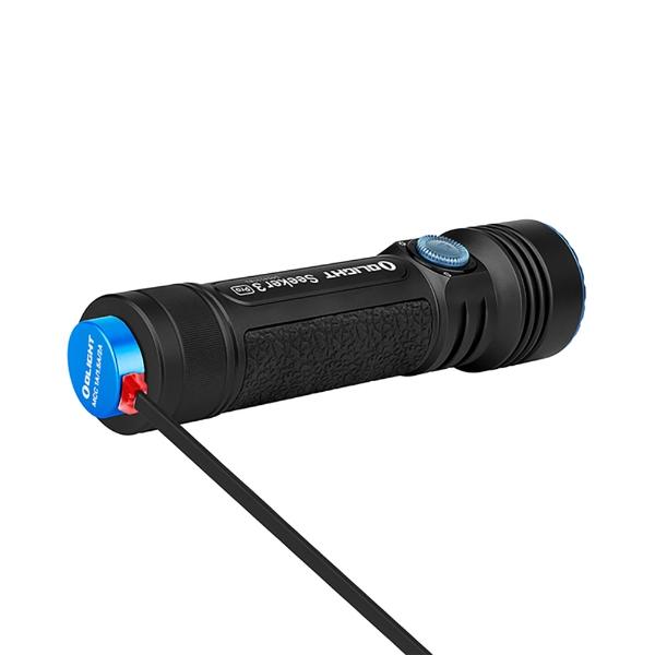 Linterna Recargable de Mano SEEKER 3 PRO Negra Olight