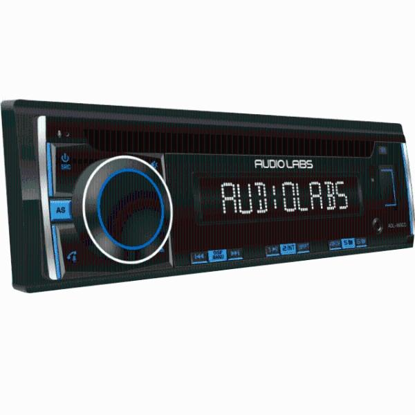 Estéreo 1 DIN Desmontable Audio Labs ADL-560CD con APP, USB y Bluetooth, CD AUX IN Salidas RCA Ilumi 