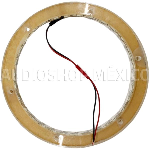 Anillos LED marinos para bocinas coaxiales Audiopipe NL-RIAPMB-8 WH 8 Pulgadas APMB Series Blanco 