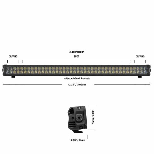 Barra de Luz Marina LED RGB DB Link Lighting Solutions DBLB42RGB 120 Watts 42 Pulgadas Patrón de Ilu 