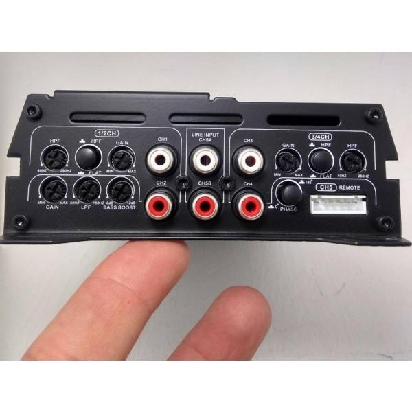 Mini Amplificador 5 Canales Rock Series RKS-P900.5DM 1600 Watts Clase D 2 Ohms 