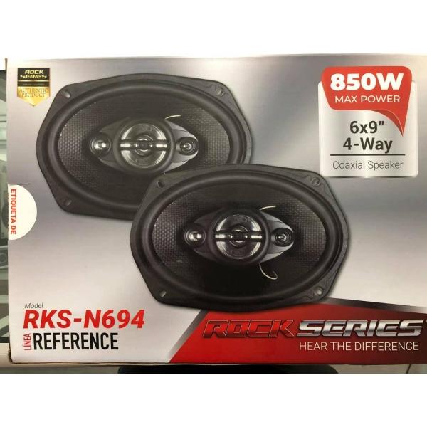 Bocinas Coaxiales Rock Series RKS-N694 210 Watts 6x9 Pulgadas 4 Ohms 4 Vías 