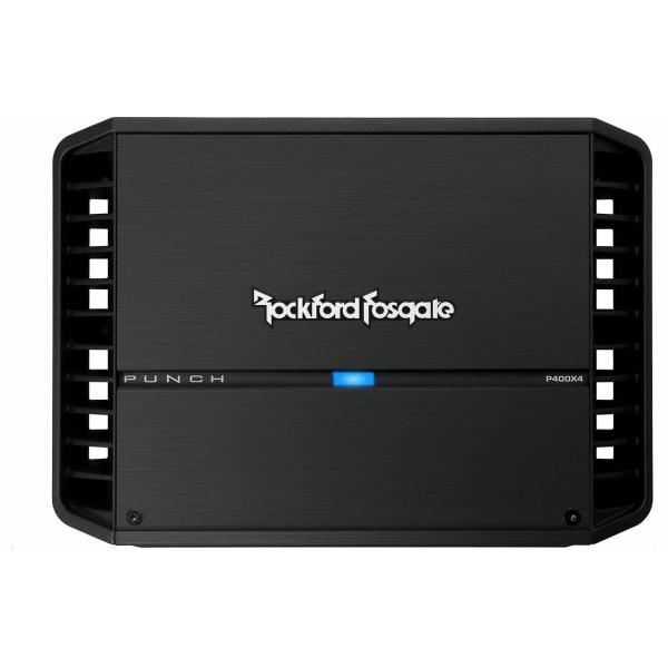 Amplificador 4 Canales Rockford Fosgate P400X4 400 Watts Clase AB Punch Series 