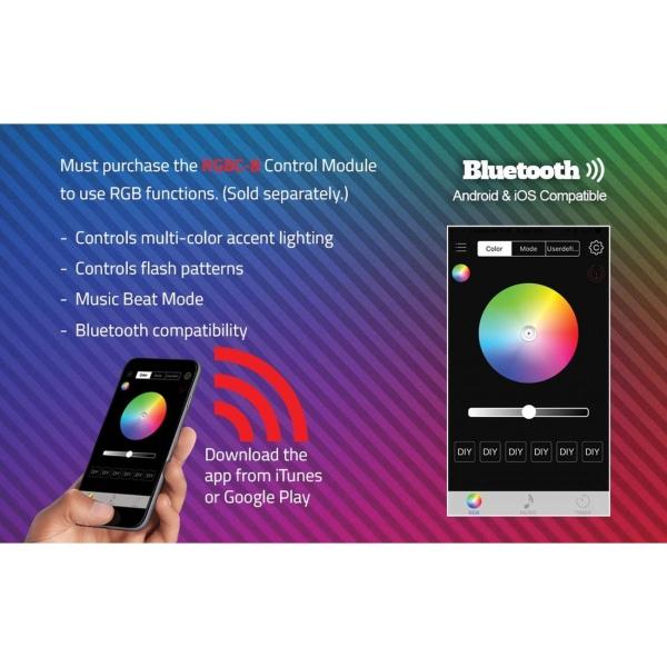 Barra de Luz Marina LED RGB DB Link Lighting Solutions DBLB42RGB 120 Watts 42 Pulgadas Patrón de Ilu 