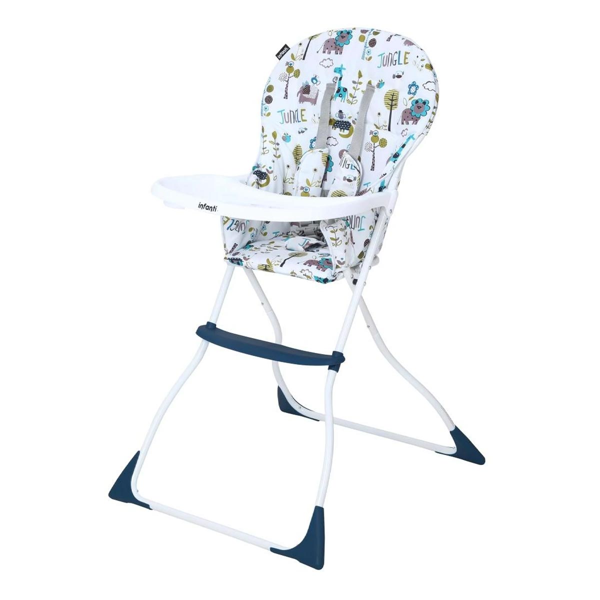 Silla Alta Infanti Jungle Blue .