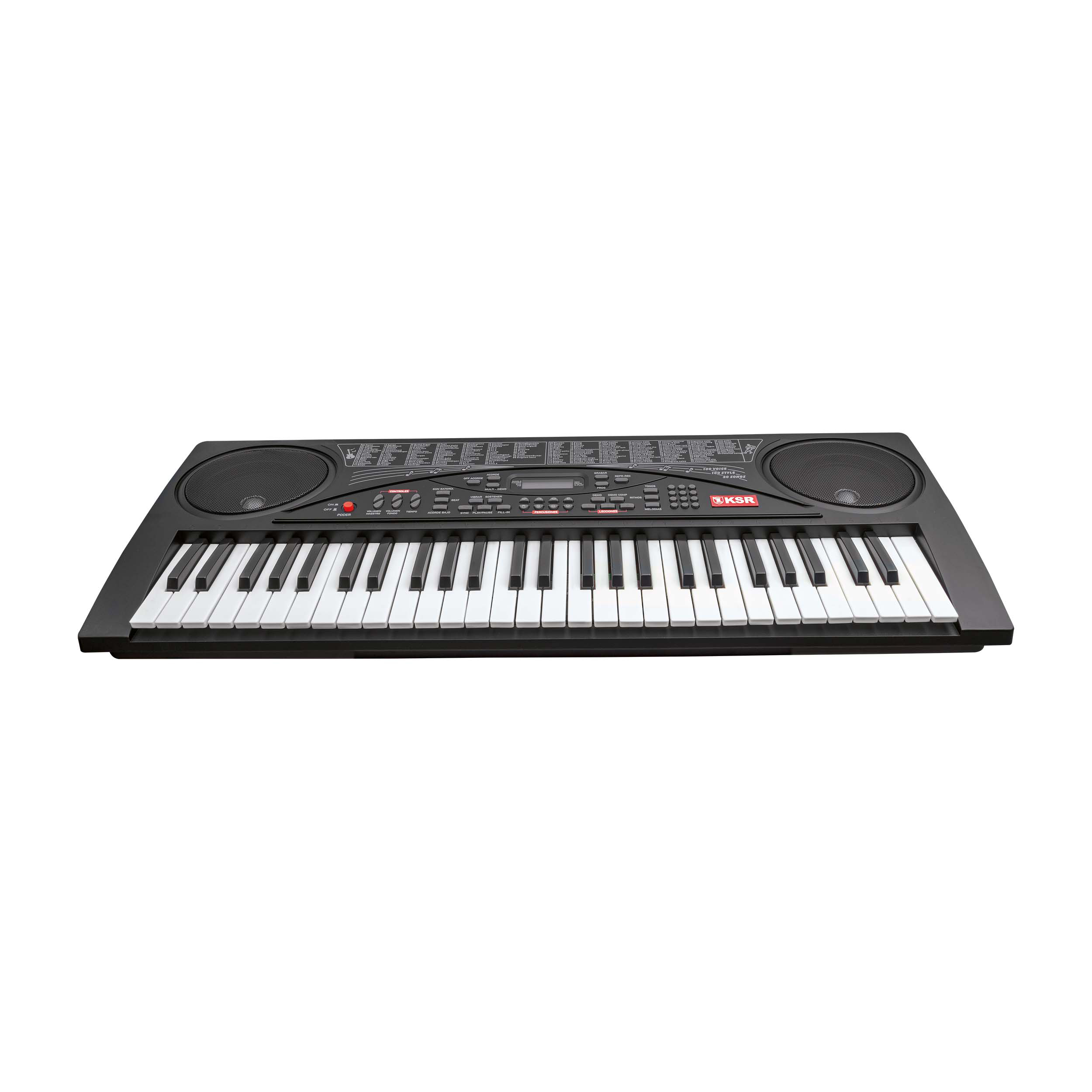Teclado Musical De 54 Teclas Y Micrófono Kaiser Mtc-5480