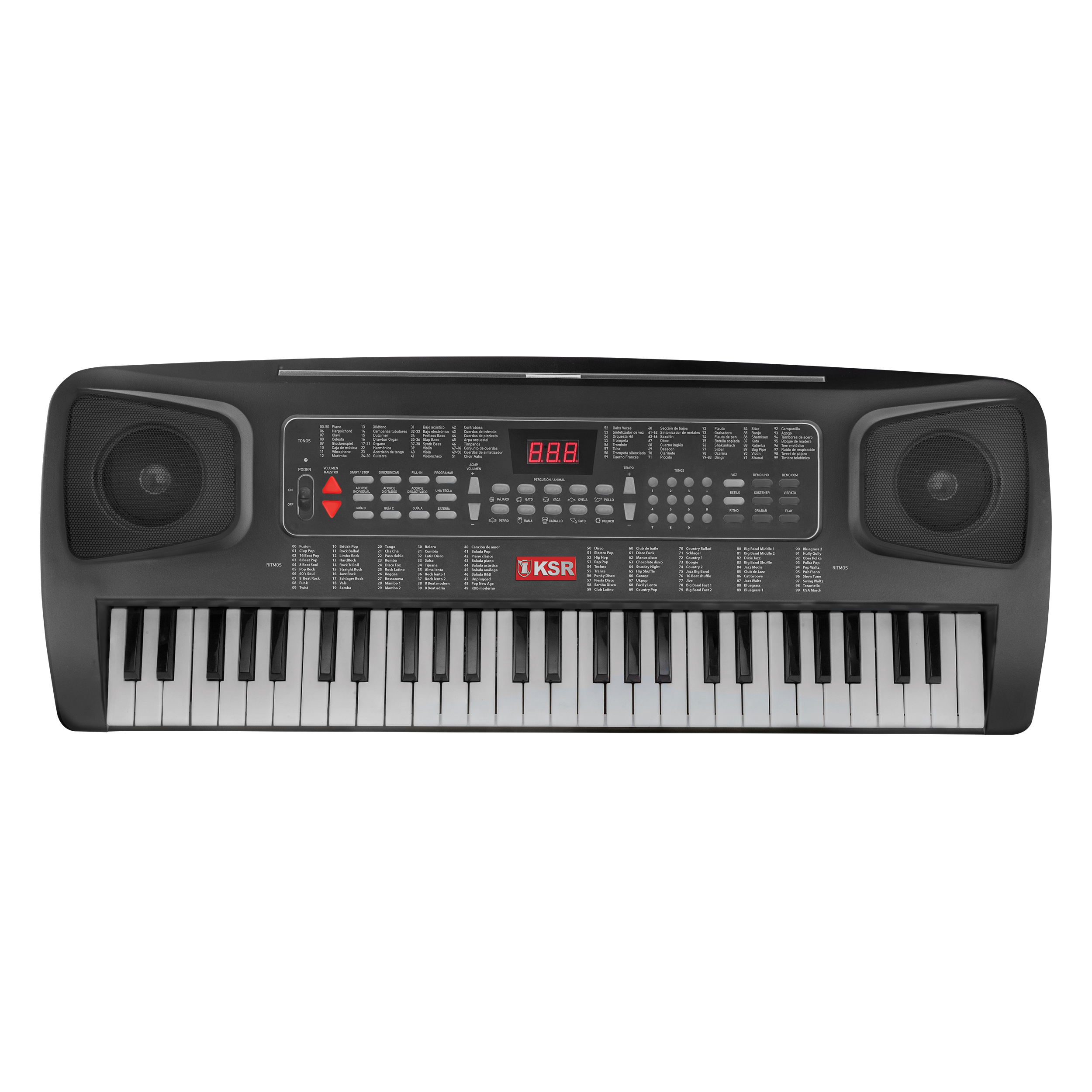 Teclado Musical Kaiser Con 54 Teclas De Alta Fidelidad