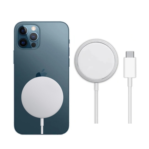 Apple IPhone 12 Pro Azul Pacifico 256GB Reacondicionado + Cargador inalambrico de regalo.