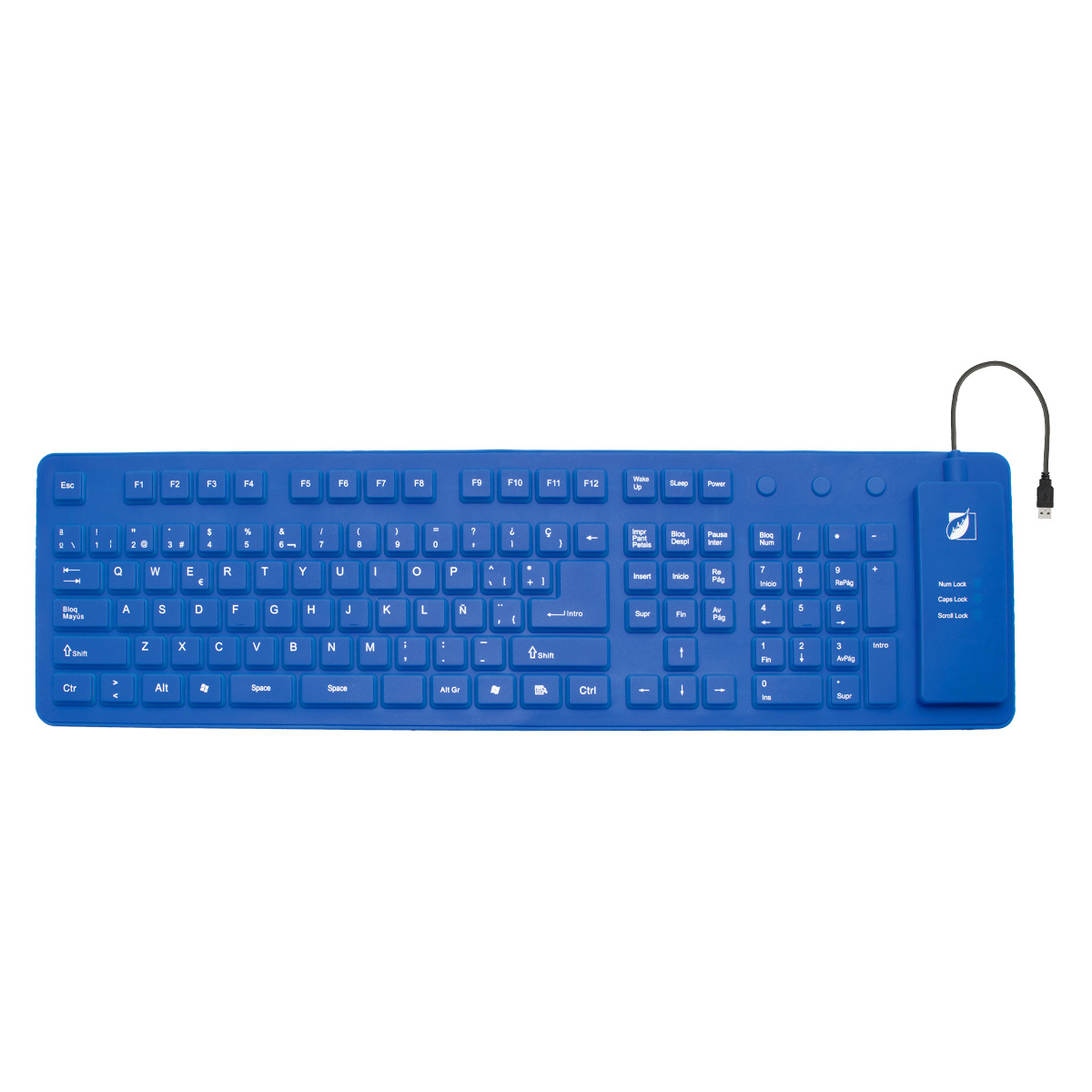 Teclado flexible green leaf sale