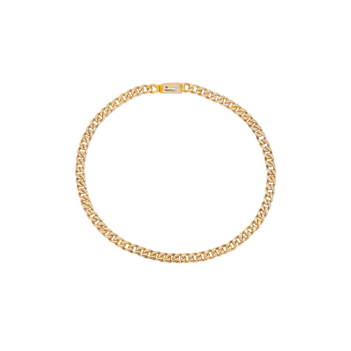 Pulso oro 10k barbado para hombre.