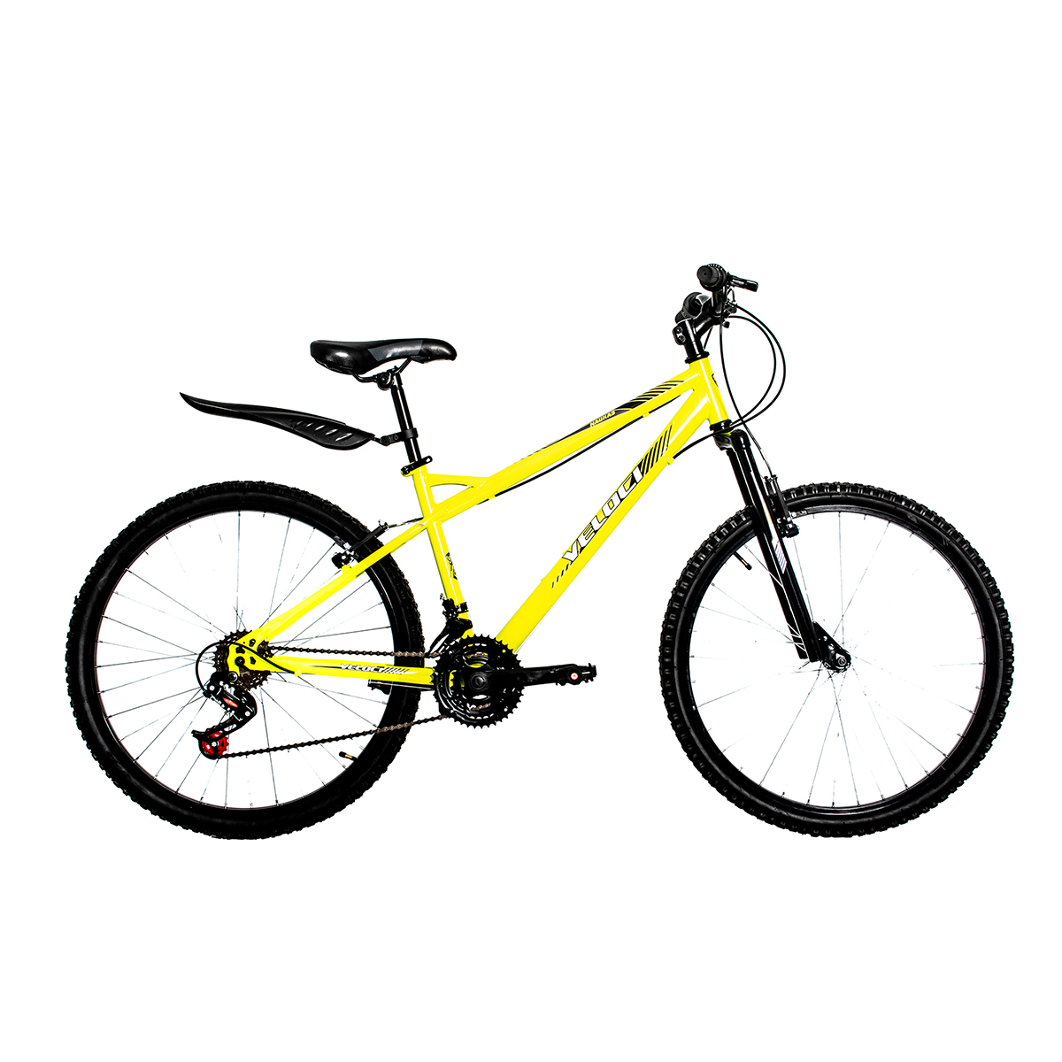 De Montaña Veloci Naukas Bicicleta Veloci Naukas M/RING R24 Negro