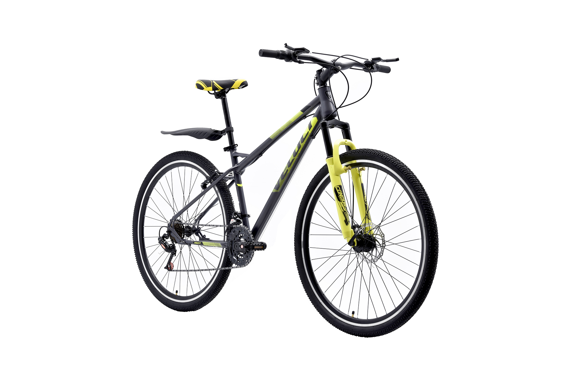 Bicicleta Veloci Riot FD Rodada 29 Gris De Montaña
