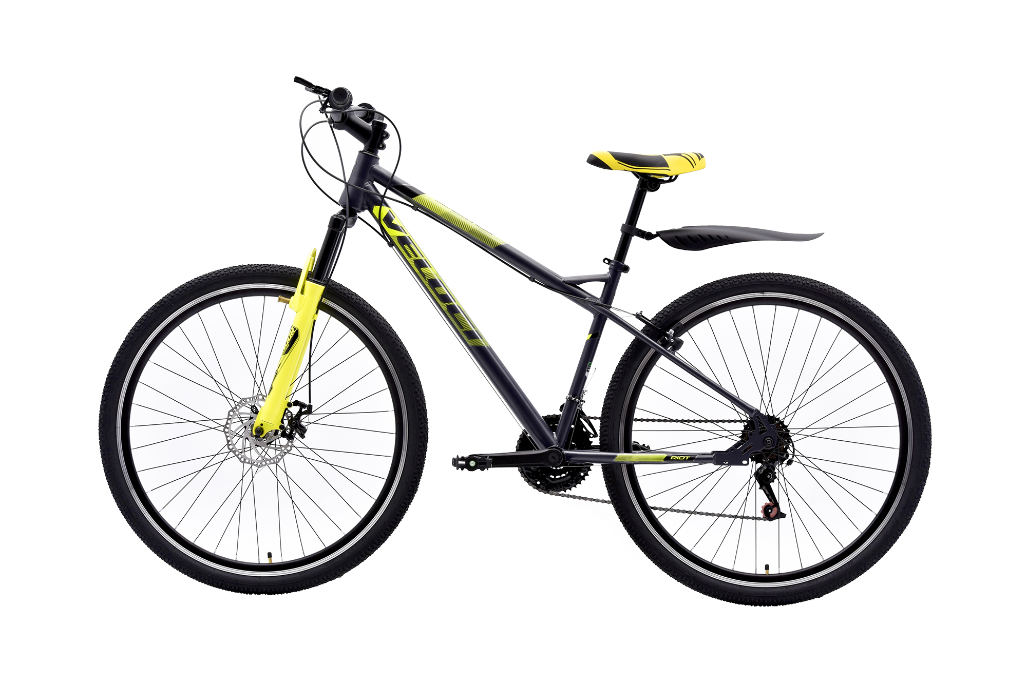 Bicicleta Veloci Riot FD Rodada 29 Gris De Montaña