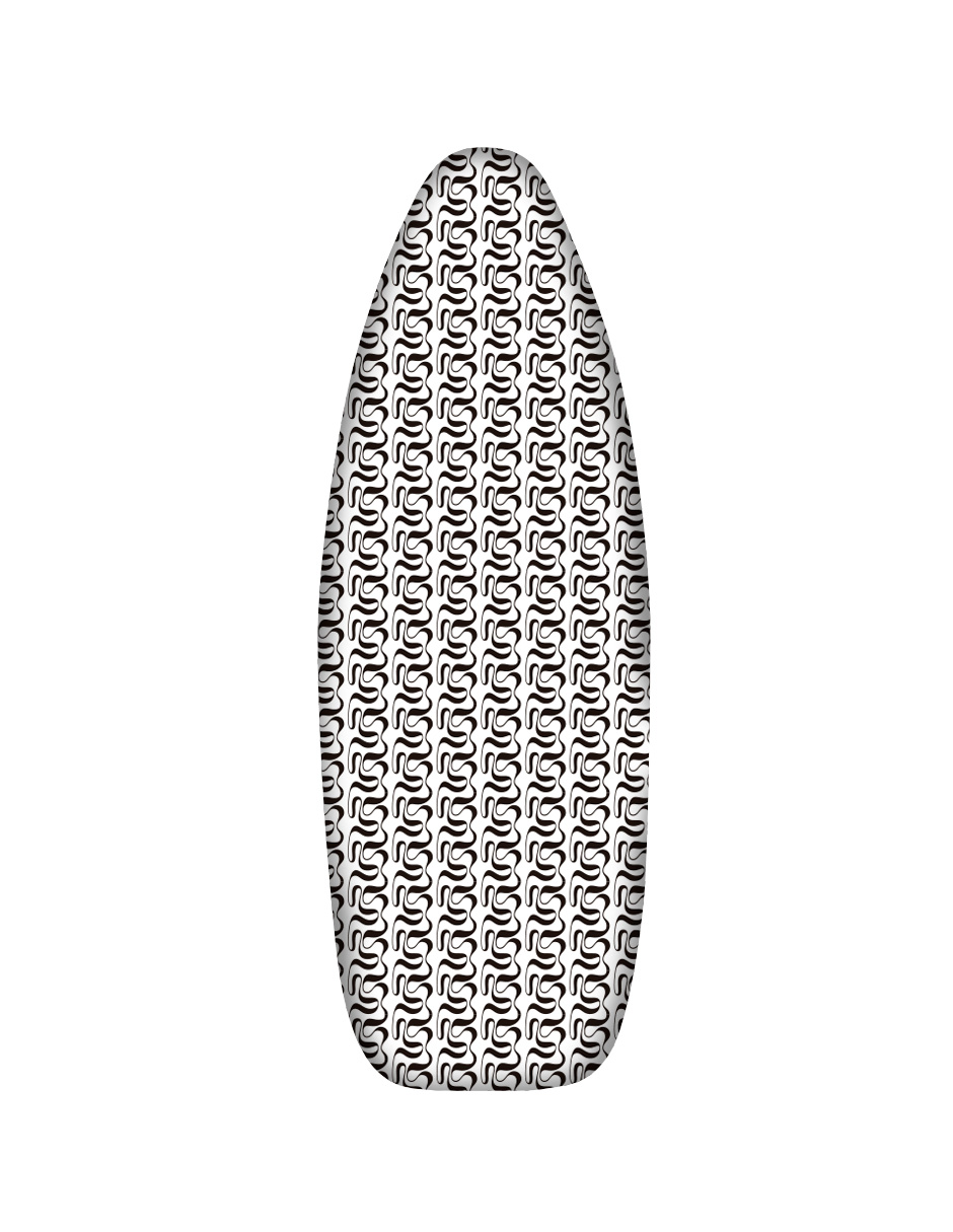 Funda Repuesto para Burro de Planchar Jumbo Best Waves 135cm x 48cm 100% Algodon + Teflon Maxima Hogar