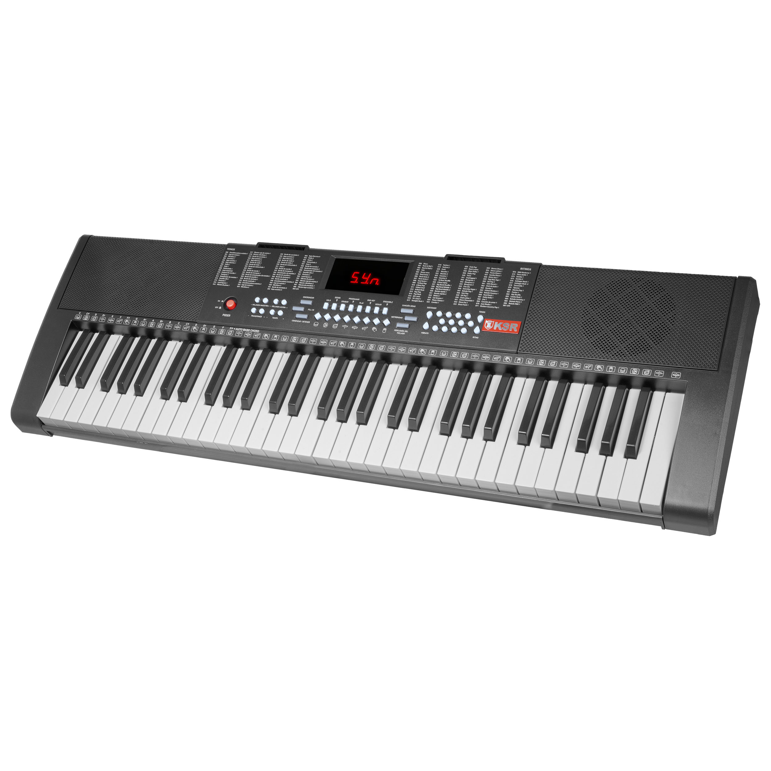 Teclado Musical Con 61 Teclas Con Respaldo Para Partituras 