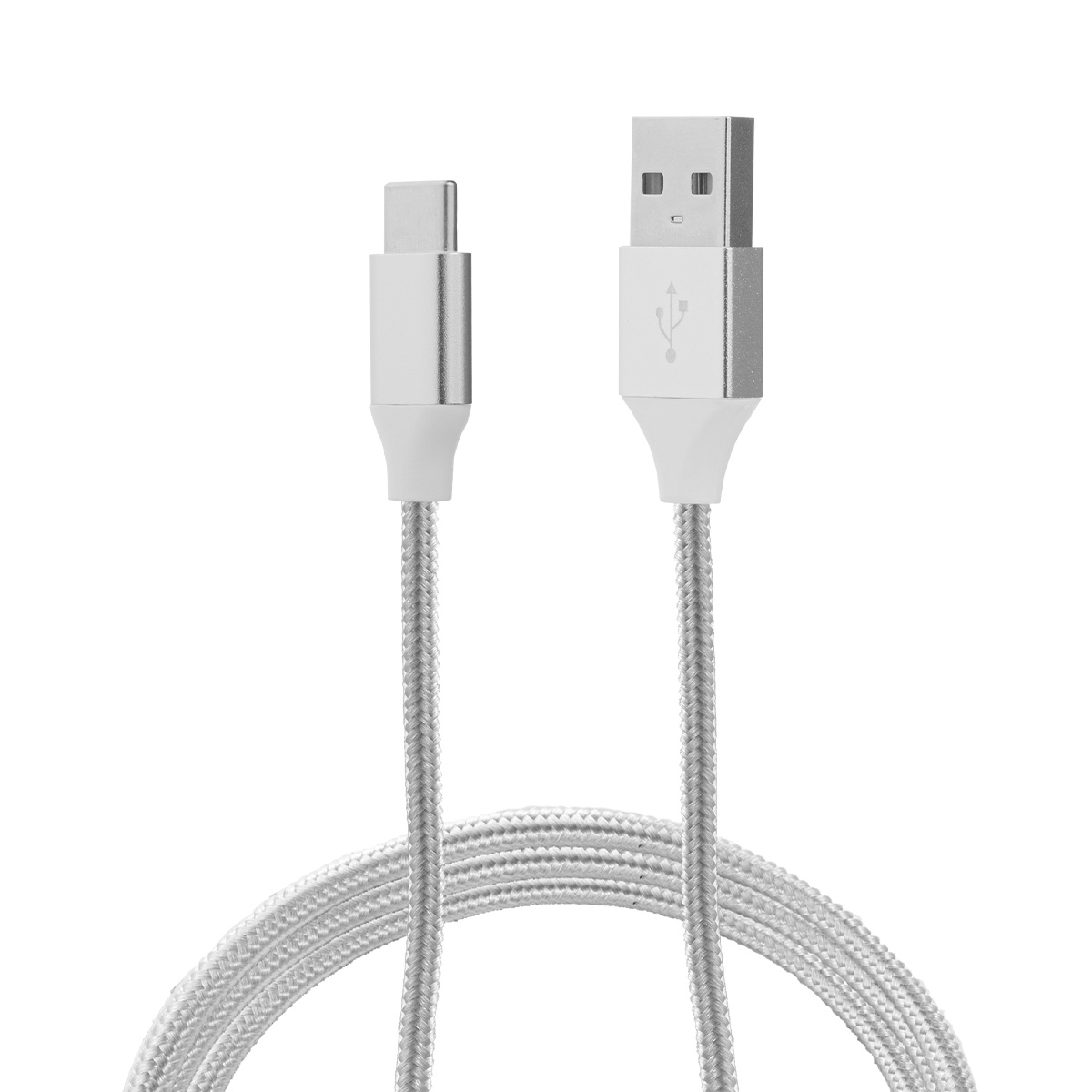 Cable USB a C, carga ultra rápida 3 A texturizado 1 m Green Leaf 18-0104SL