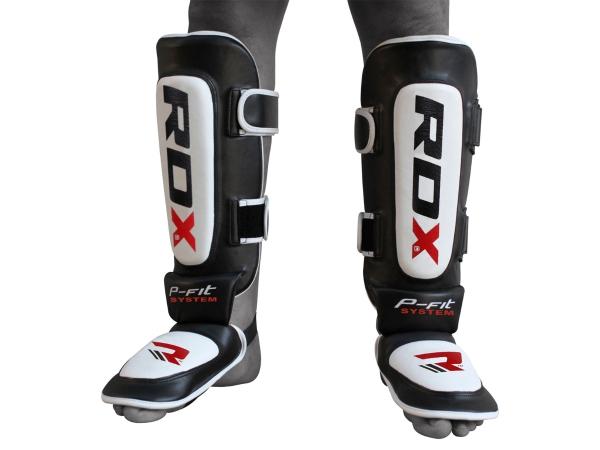 Espinilleras De Piel Rdx T2 Mma Box Sparring Entrenamiento.