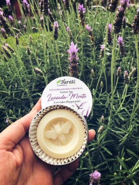 Bálsamo Corporal Sólido Lavanda Y Menta - Turati, 3 Piezas.