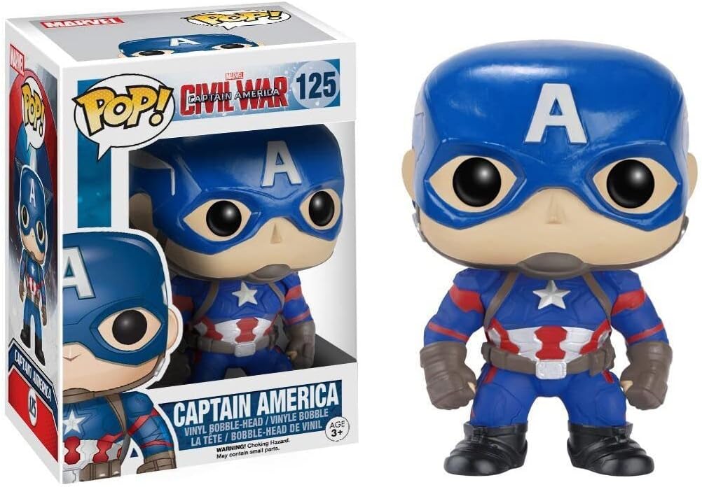 Funko Pop Civil War Captain America 125