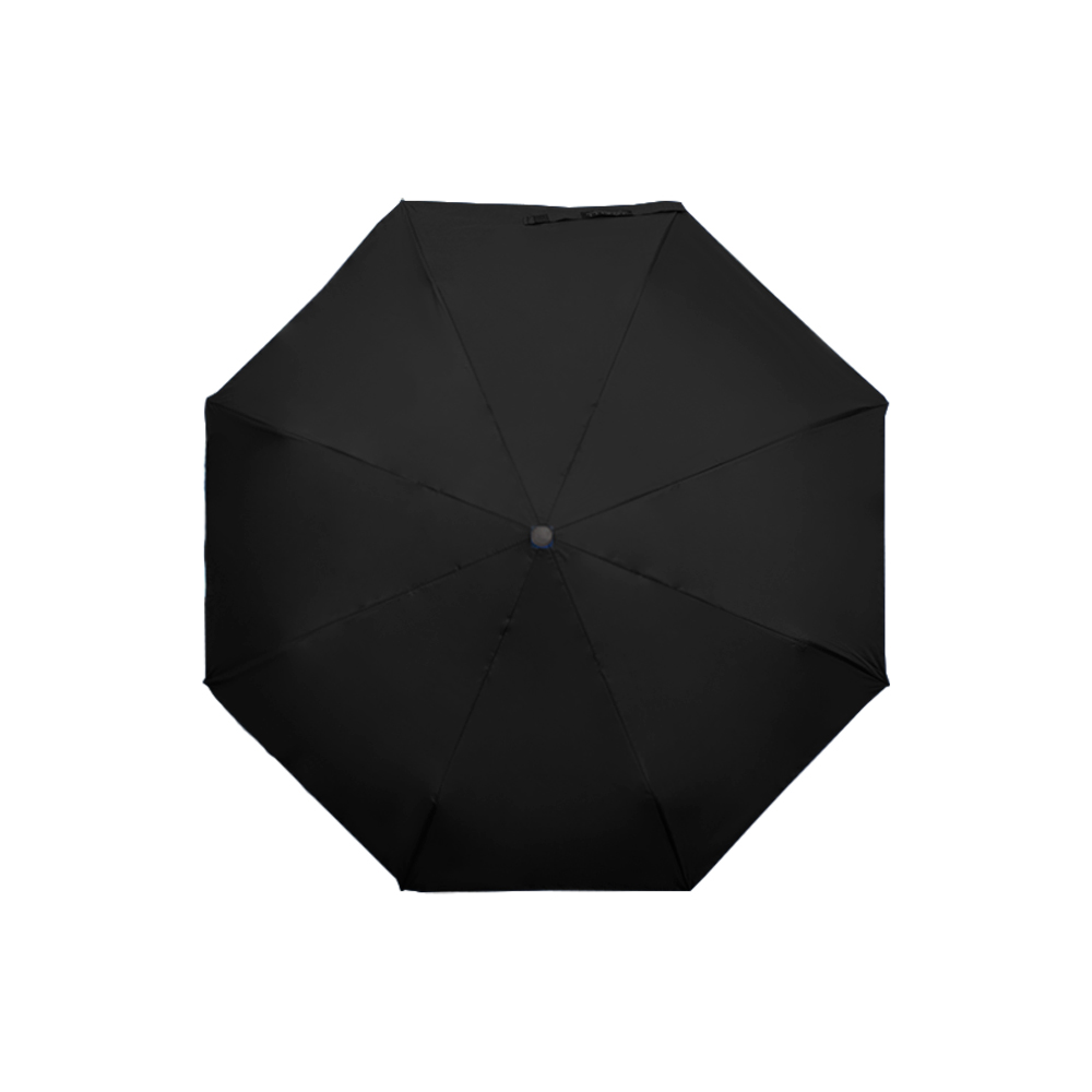 Paraguas de bolsillo Reforzado con 8 Varillas Resistente a Vientos y Lluvias Fuertes, Mango Ergonómico y automático.