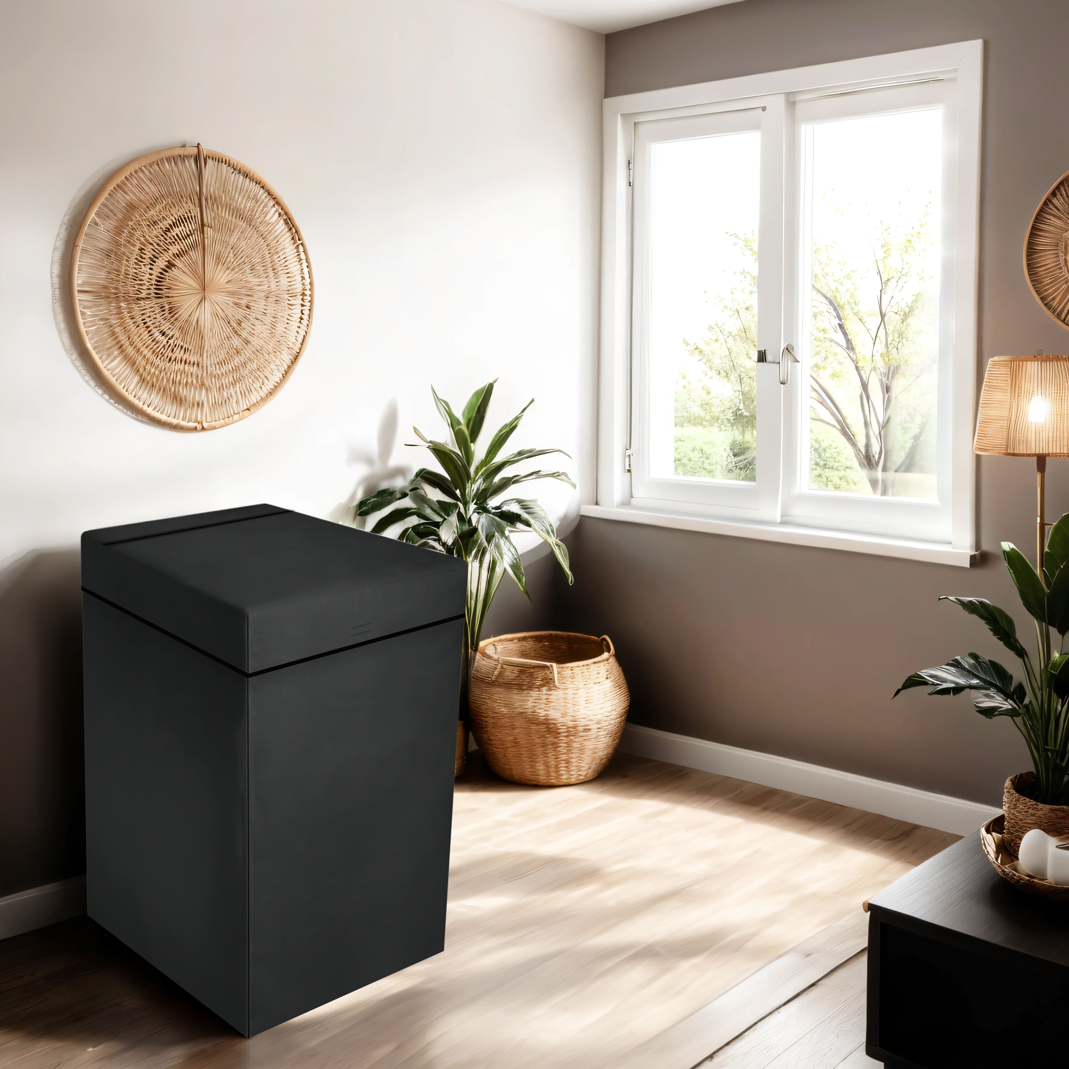 Funda Para Lavadora Digital de Carga Superior Premium (Protector Impermeable GILA) con Cierre y Velcro Frontal.