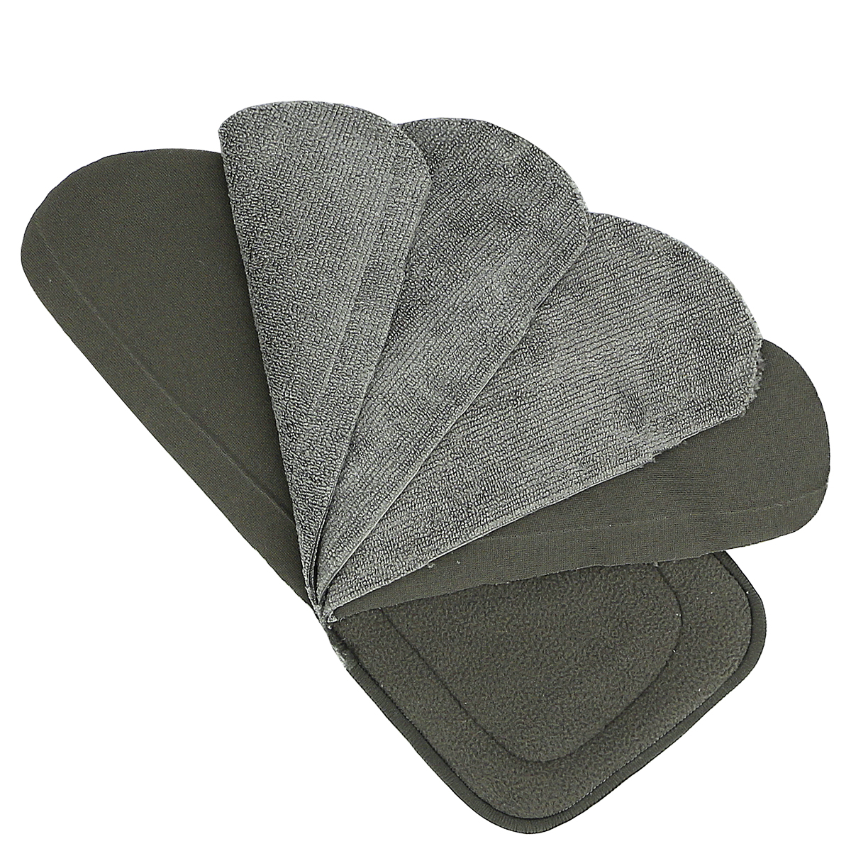 Pañales ecológicos de tela para bebes con insertos nocturnos mas rollo ecobaby original.