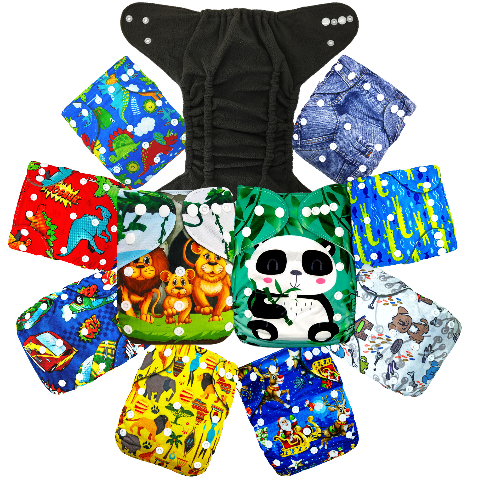 Pañal ecológico de tela para bebes Doble barrera ecobaby original.