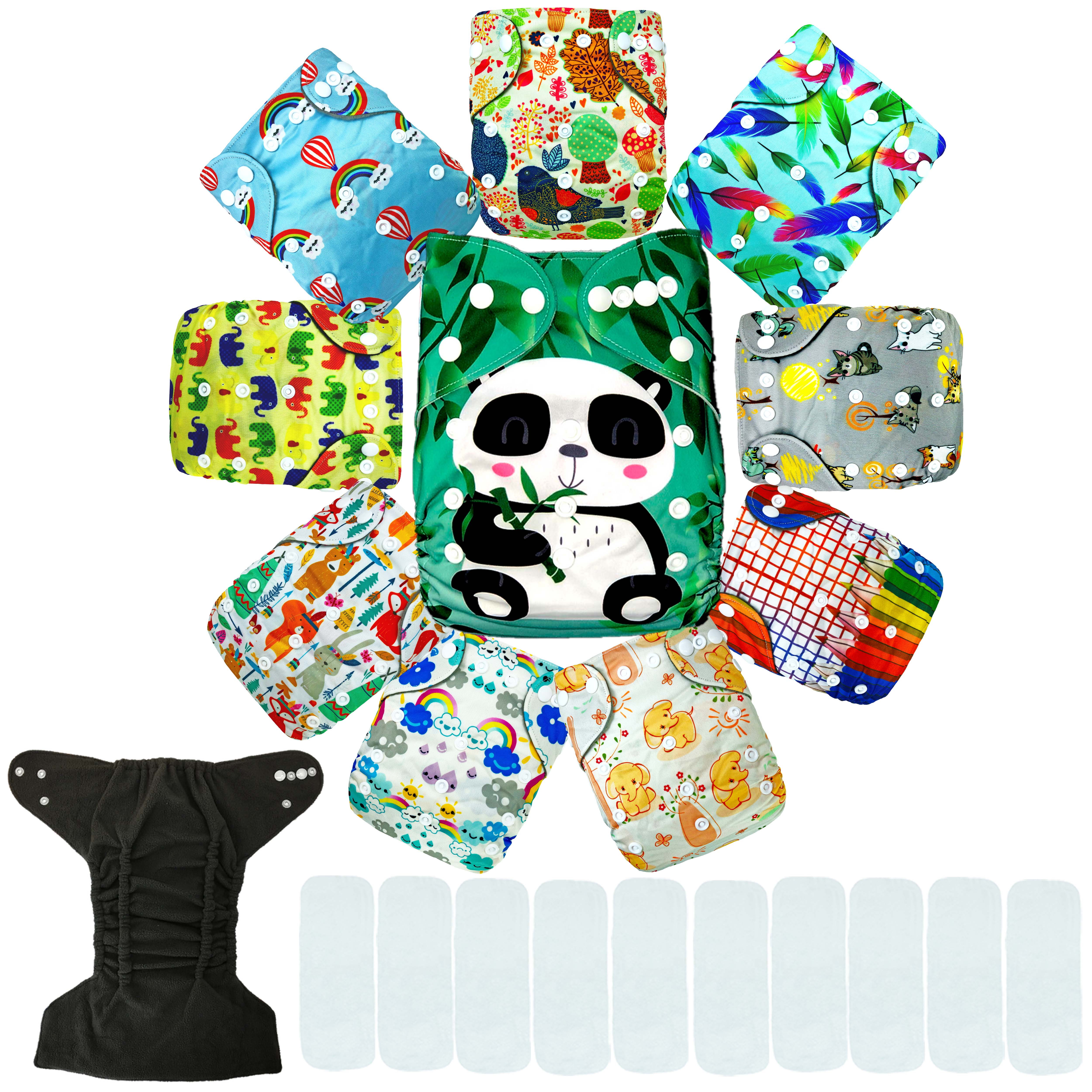 Pañal ecológico de tela para bebes Doble barrera ecobaby original.