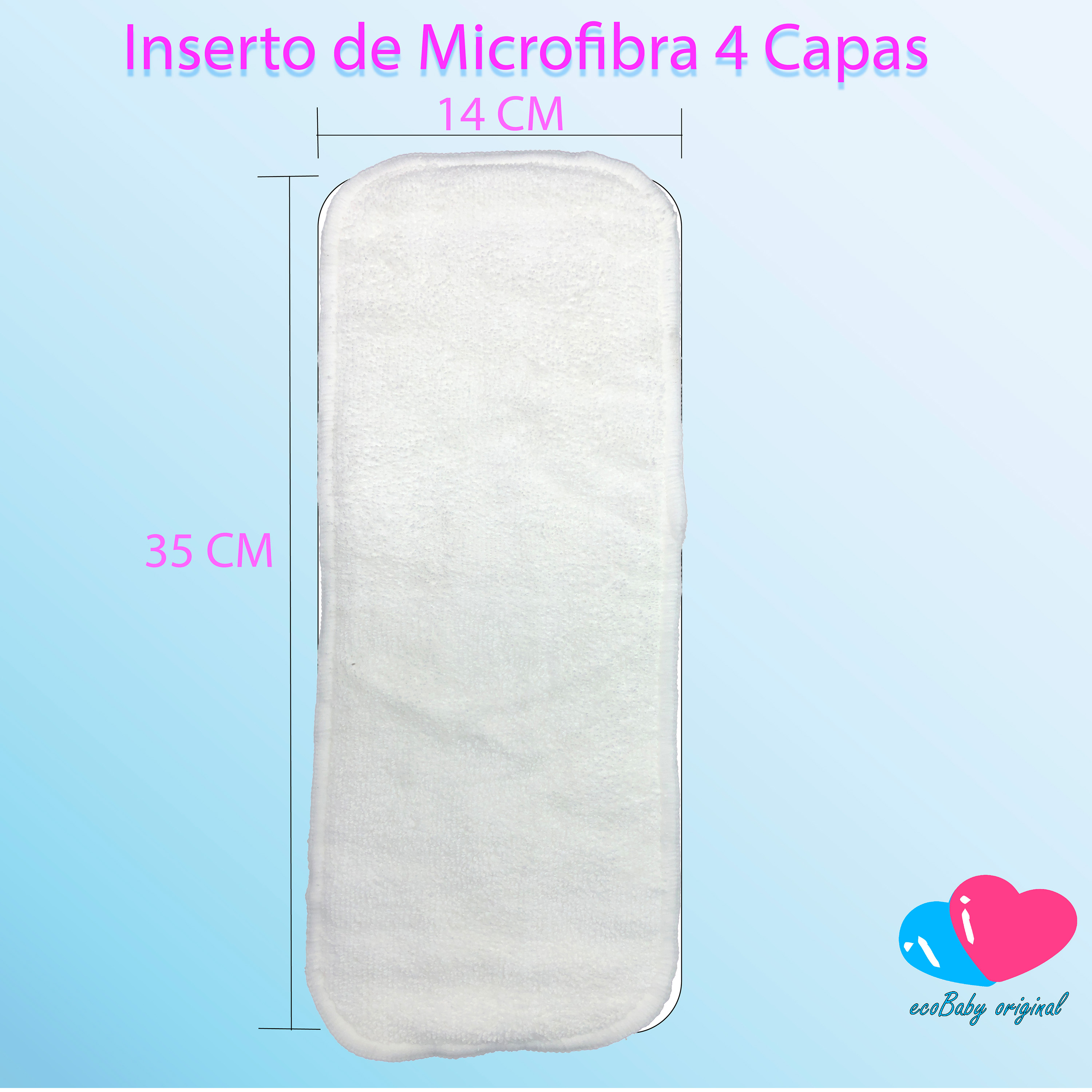 Pañales de tela ecologicos para bebes con Rollo de bambú ecobaby orginal