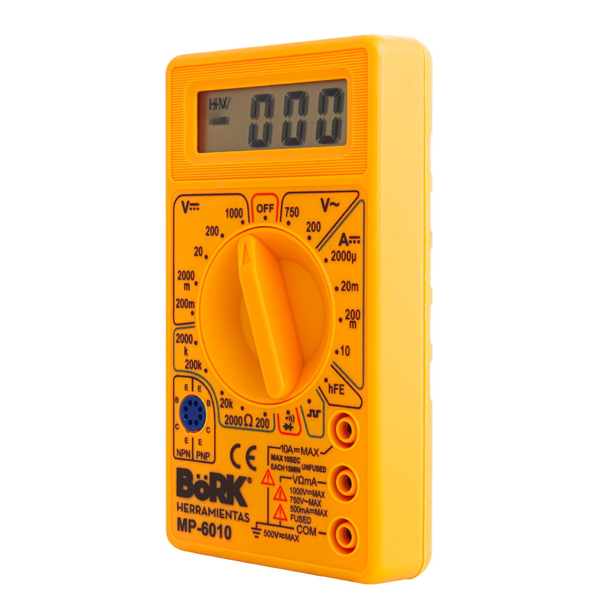 Multímetro Digital Con Frecuencia / Buzzer Mp-6010