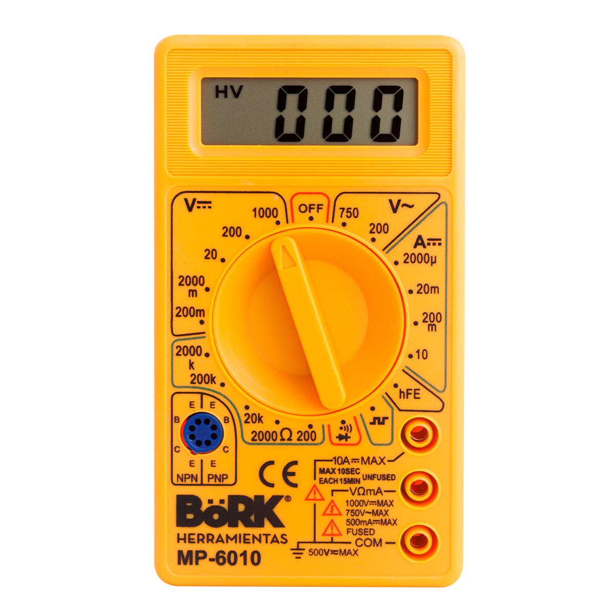 Multímetro Digital Con Frecuencia / Buzzer Mp-6010