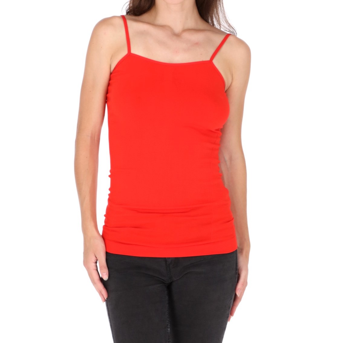 Blusa De Tirantes Para Mujer Licra Basica Varios Colores