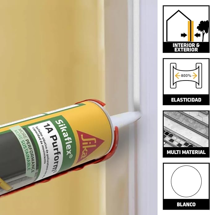 Sellador elástico Sika 1a blanco