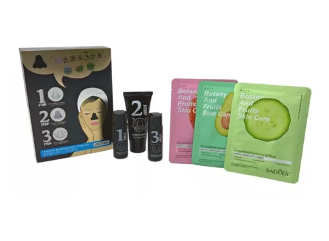 Kit Mascarilla Negra Quita Puntos Negros OFERTA 2 X 1 + Mascarillas Faciales