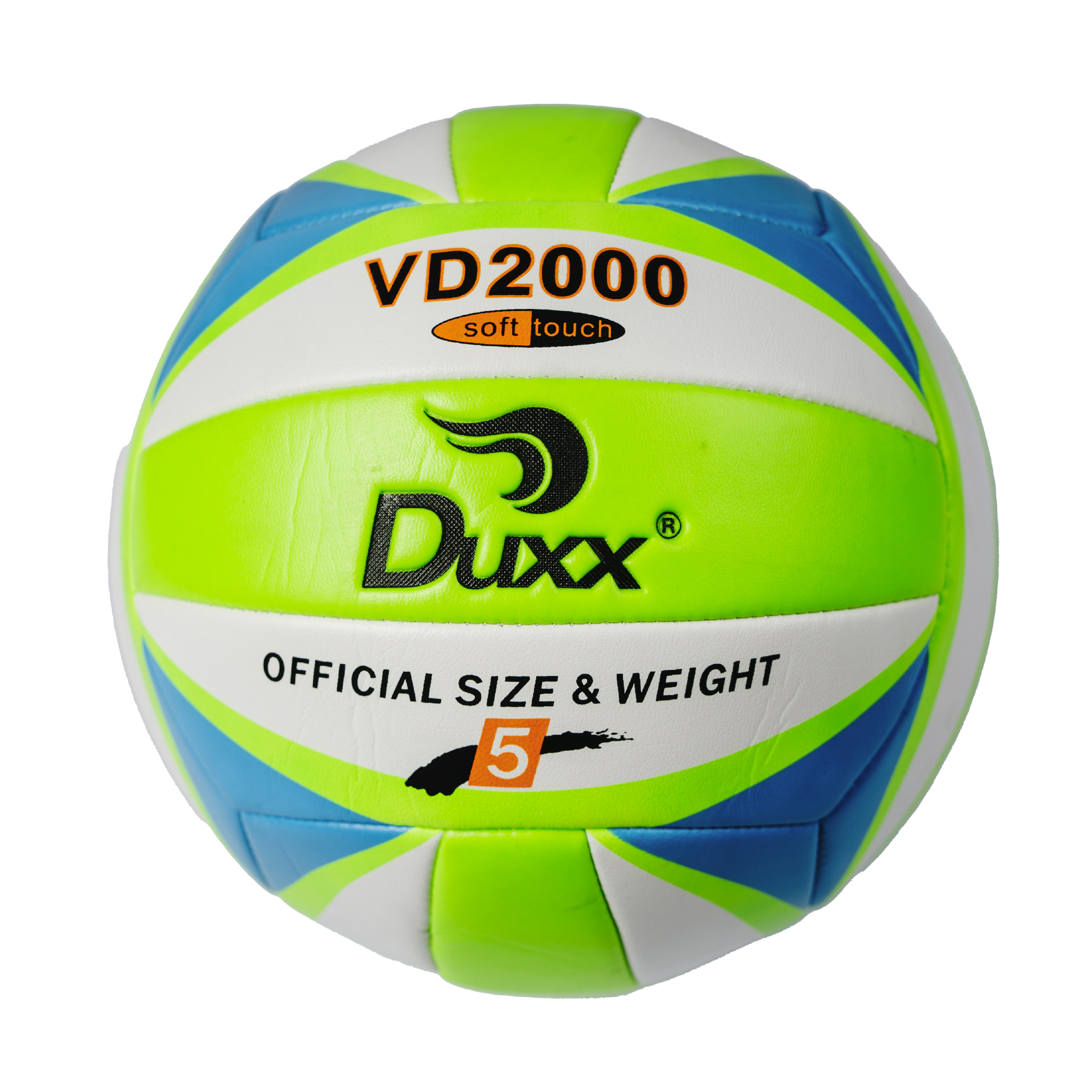 Balón de Voleibol Duxx PVC #5 VERDE AZUL