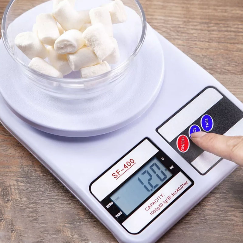 Báscula digital gramera.