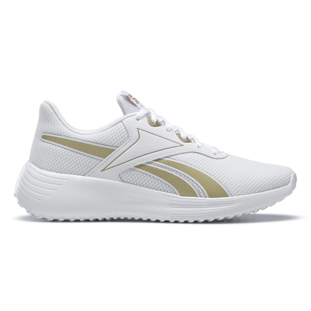 Tenis Reebok Lite 3.0 Blanco Dorado de Mujer HR0160