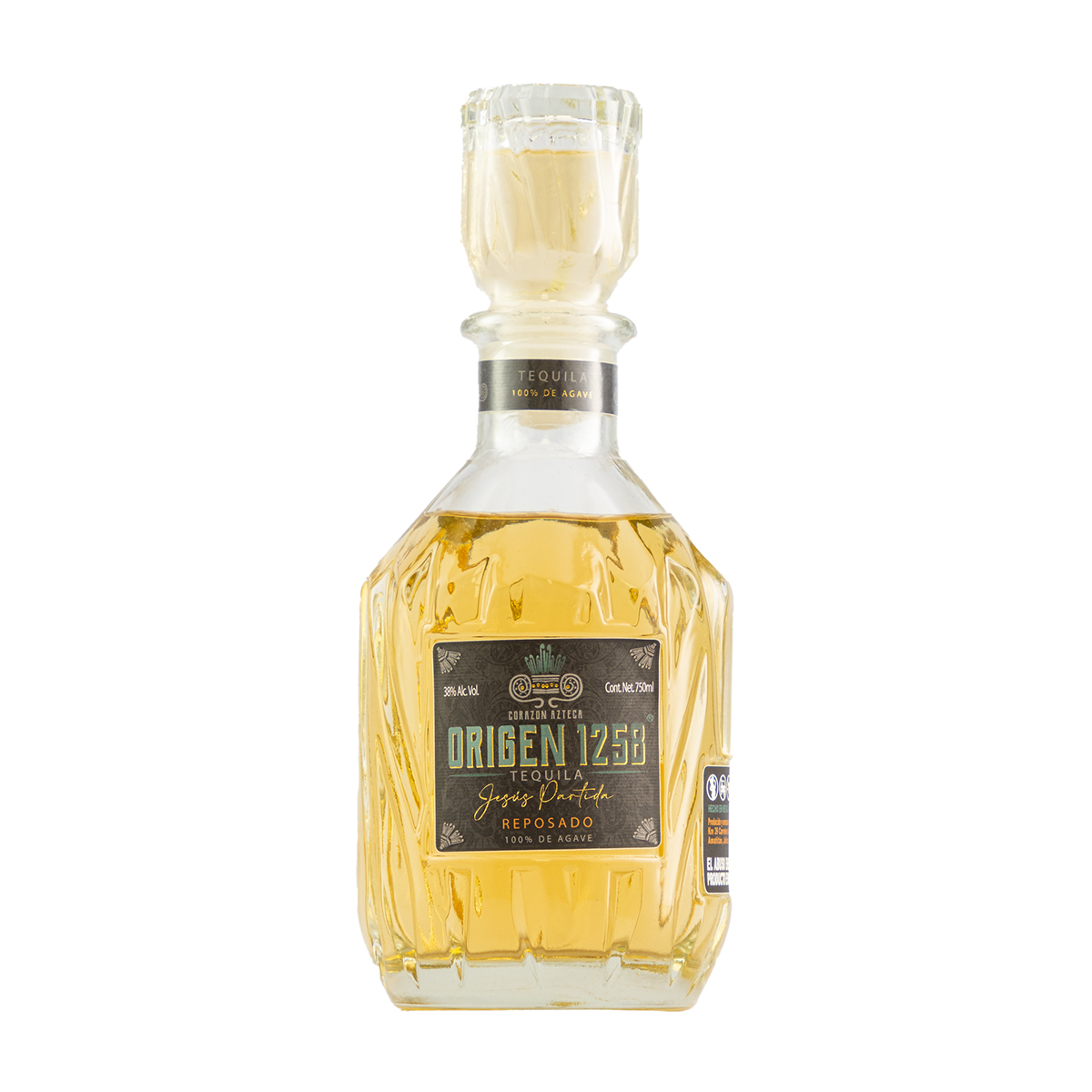 Tequila Corazon Azteca Origen 1258 Reposado 750 Ml