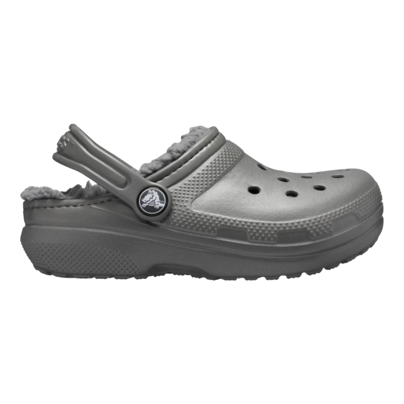 SANDALIAS CROCS NIÑOS GRIS CROCS CLASSIC LINED CLOG K SGY/SMO 2035060EX.