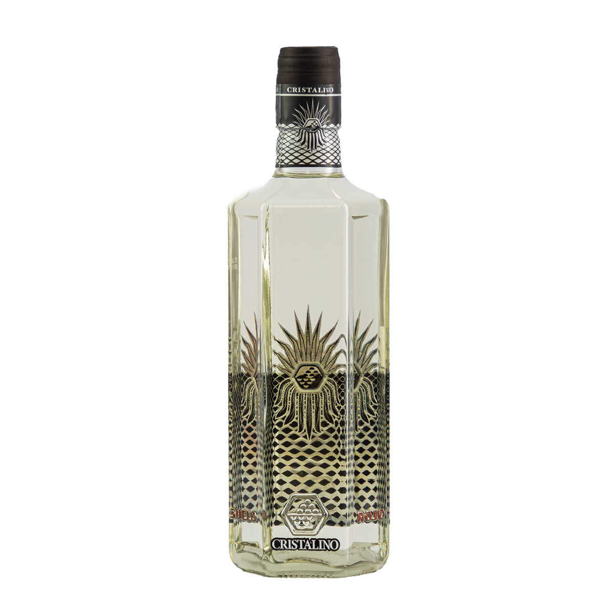 Tequila Suelo Rojo Reposado Cristalino 100% Agave