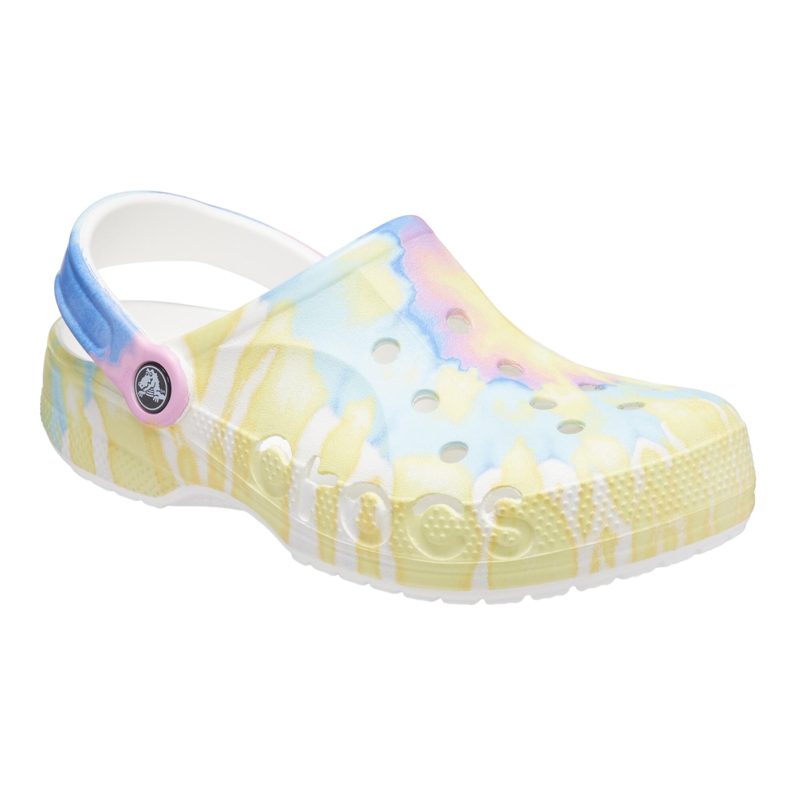 Pastel crocs tie dye store