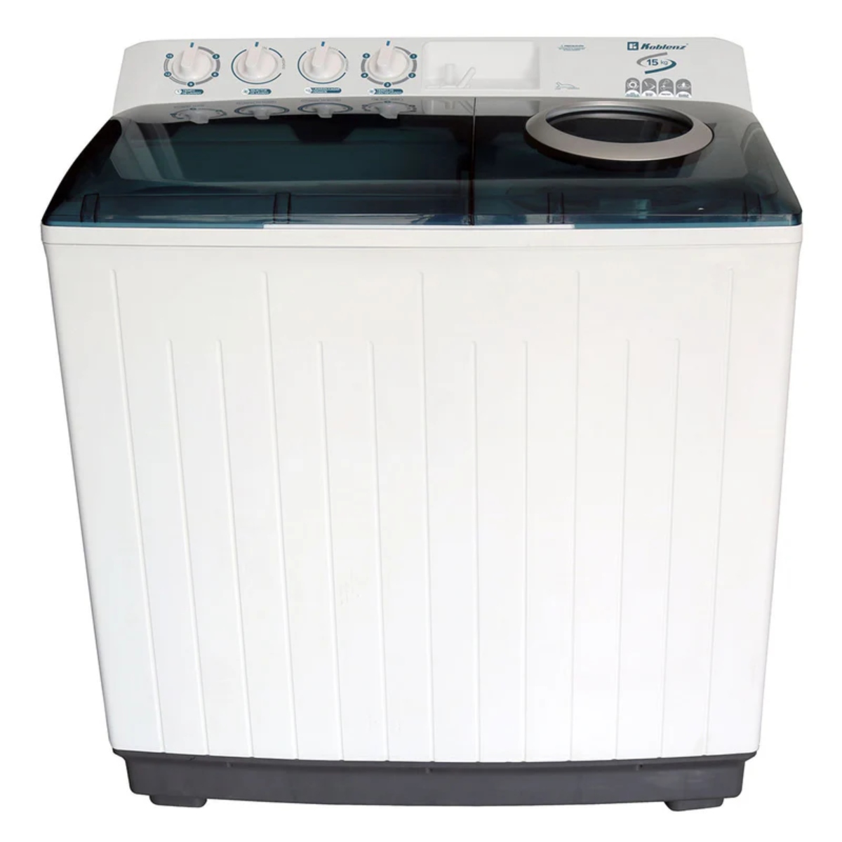 Lavadora Koblenz LDM-15B Dos Tinas 15 Kg Blanca ENDY*.