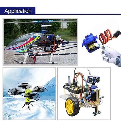 Servomotor Micro Sg90 1.6kg Servo Motor Arduino Pic 5 pzs 