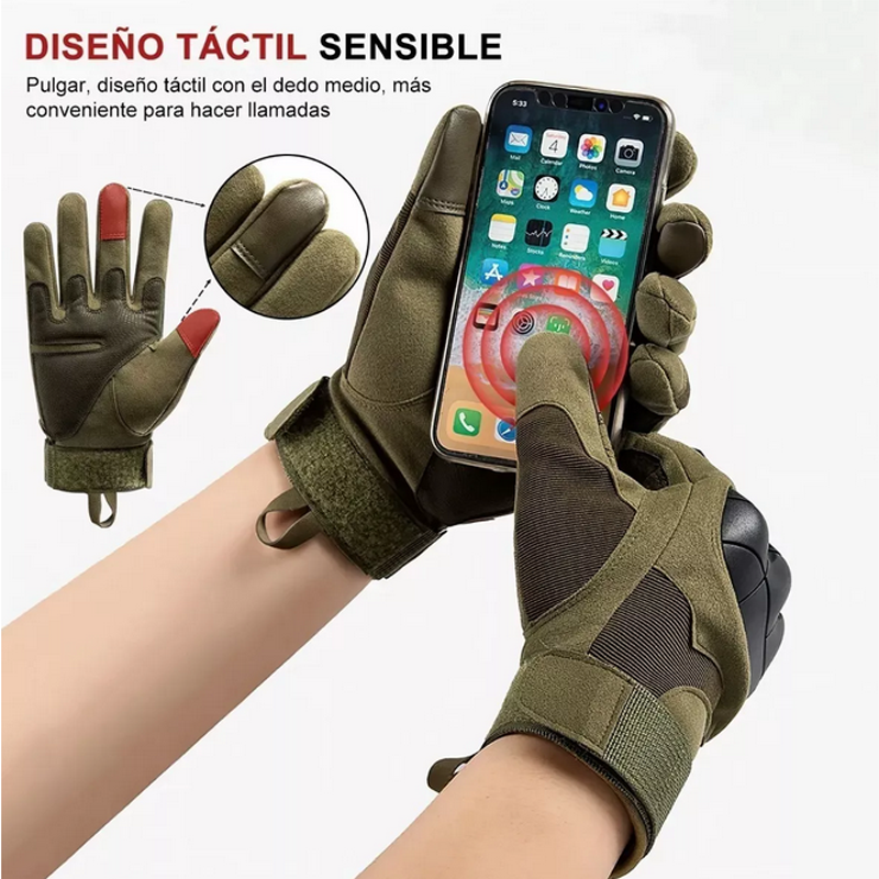 Guantes Tácticos Militares Con Dedos Completos